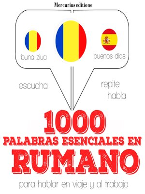 cover image of 1000 palabras esenciales en rumano
